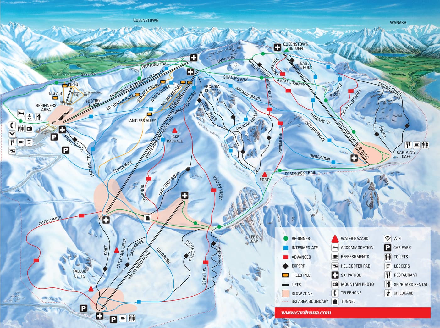 Wanaka Trail Map