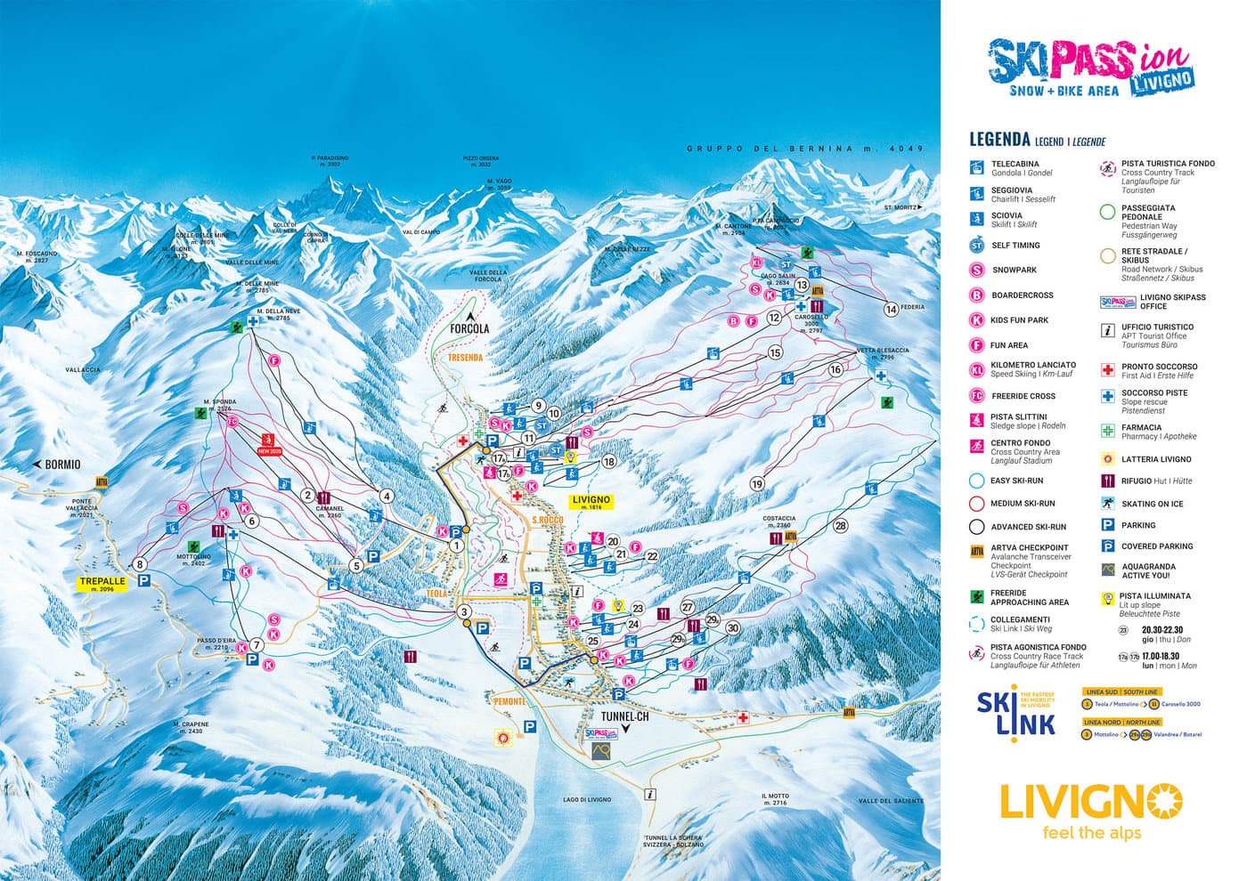 Livigno Trail Map